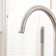 Lentz Freestanding Tub Faucet with Rough-In Valve with Stops - Knob Handle - Brushed Nickel, , large image number 3