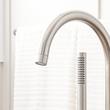 Lentz Freestanding Tub Faucet with Rough-In Valve with Stops - Knob Handle - Brushed Nickel, , large image number 2