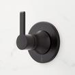 Lentz In-Wall Shower Diverter Trim with 3/4" Valve - Lever Handle - Matte Black, , large image number 0