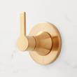 Lentz In-Wall Shower Diverter Trim with 3/4" Valve - Lever Handle - Brushed Gold, , large image number 0