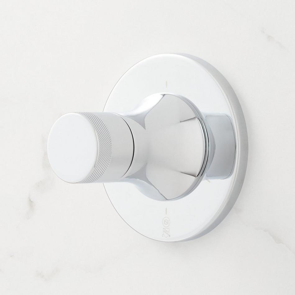 Lentz In-Wall Shower Diverter Trim with 3/4" Valve - Knob Handle - Chrome, , large image number 0