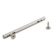 8" Diehl Adjustable Round Brass Drawer Pull - Brushed Nickel, , large image number 1