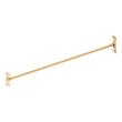Straight Solid Brass Shower Curtain Rod, , large image number 5