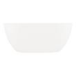 59" Catino Solid Surface Freestanding Tub - Matte Finish, , large image number 2