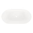 59" Catino Solid Surface Freestanding Tub - Matte Finish, , large image number 3