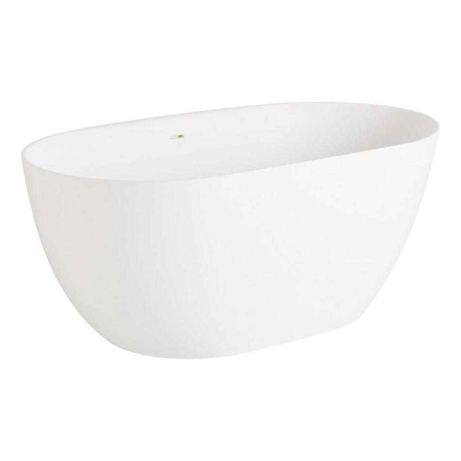 66" Catino Solid Surface Freestanding Tub - Matte Finish, , large image number 1