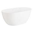 59" Patera Solid Surface Freestanding Tub - Gloss Finish, , large image number 1
