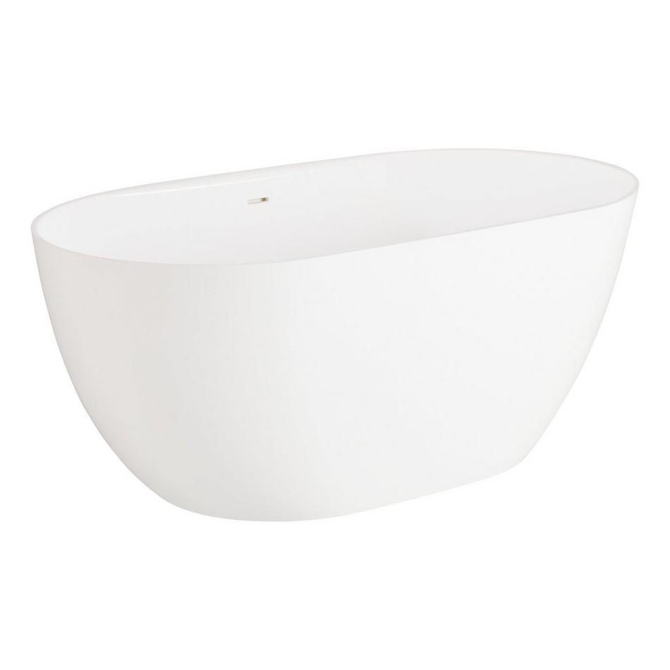 66" Patera Solid Surface Freestanding Tub - Gloss Finish, , large image number 1