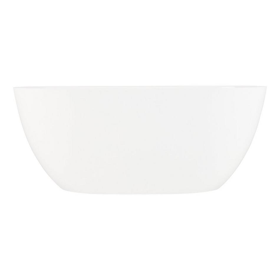 66" Patera Solid Surface Freestanding Tub - Gloss Finish, , large image number 2