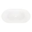 66" Patera Solid Surface Freestanding Tub - Gloss Finish, , large image number 3