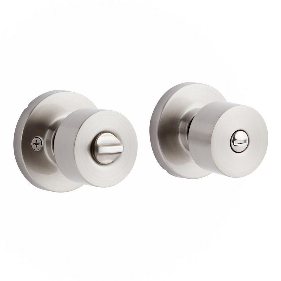 Isley Privacy Door Set - Round Rosette - Knob Handle, , large image number 0