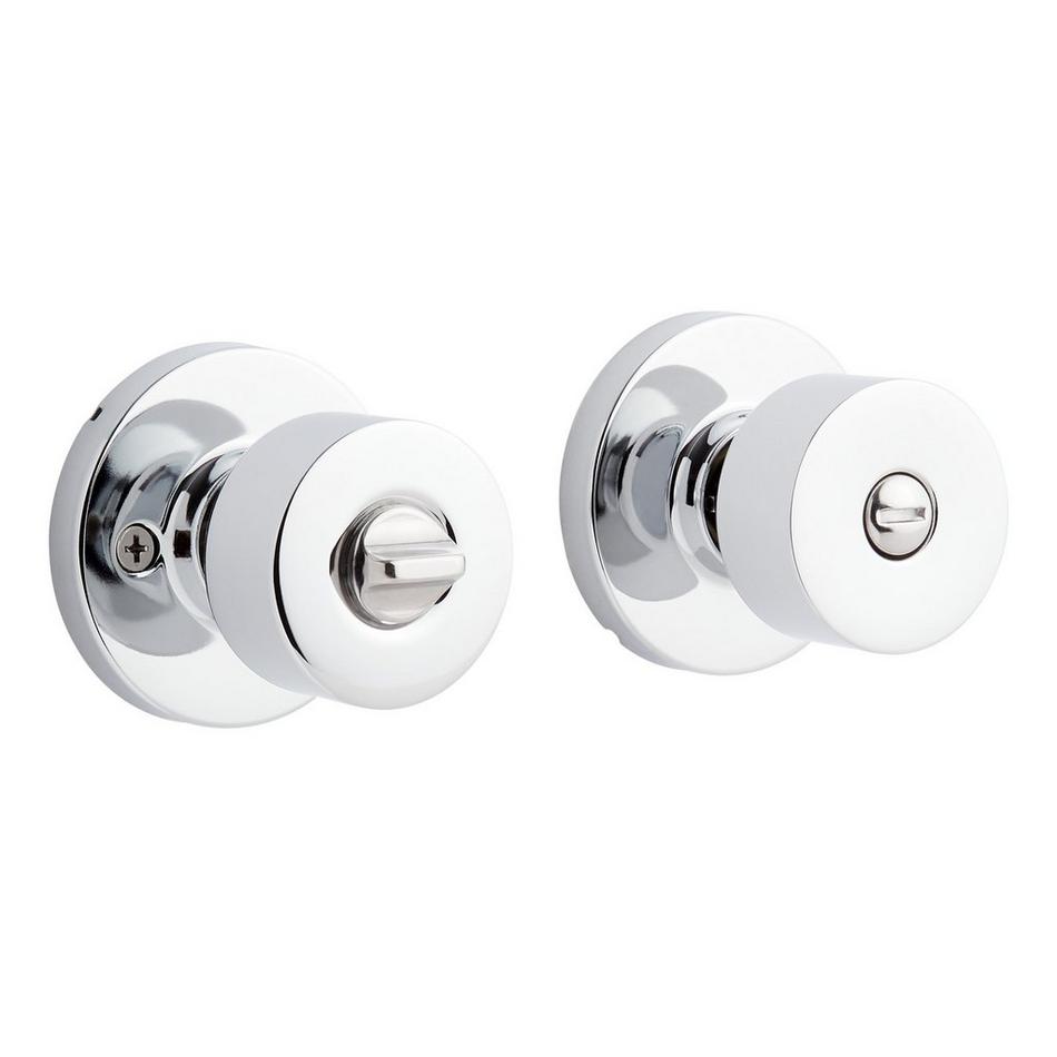 Isley Privacy Door Set - Round Rosette - Knob Handle, , large image number 2
