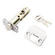 Adriot Entrance Set - Square Rosette - Knob Handle - Brushed Nickel, , large image number 1