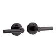 Ewing Privacy Set - Round Rosette - Round Rod Lever Handle, , large image number 2