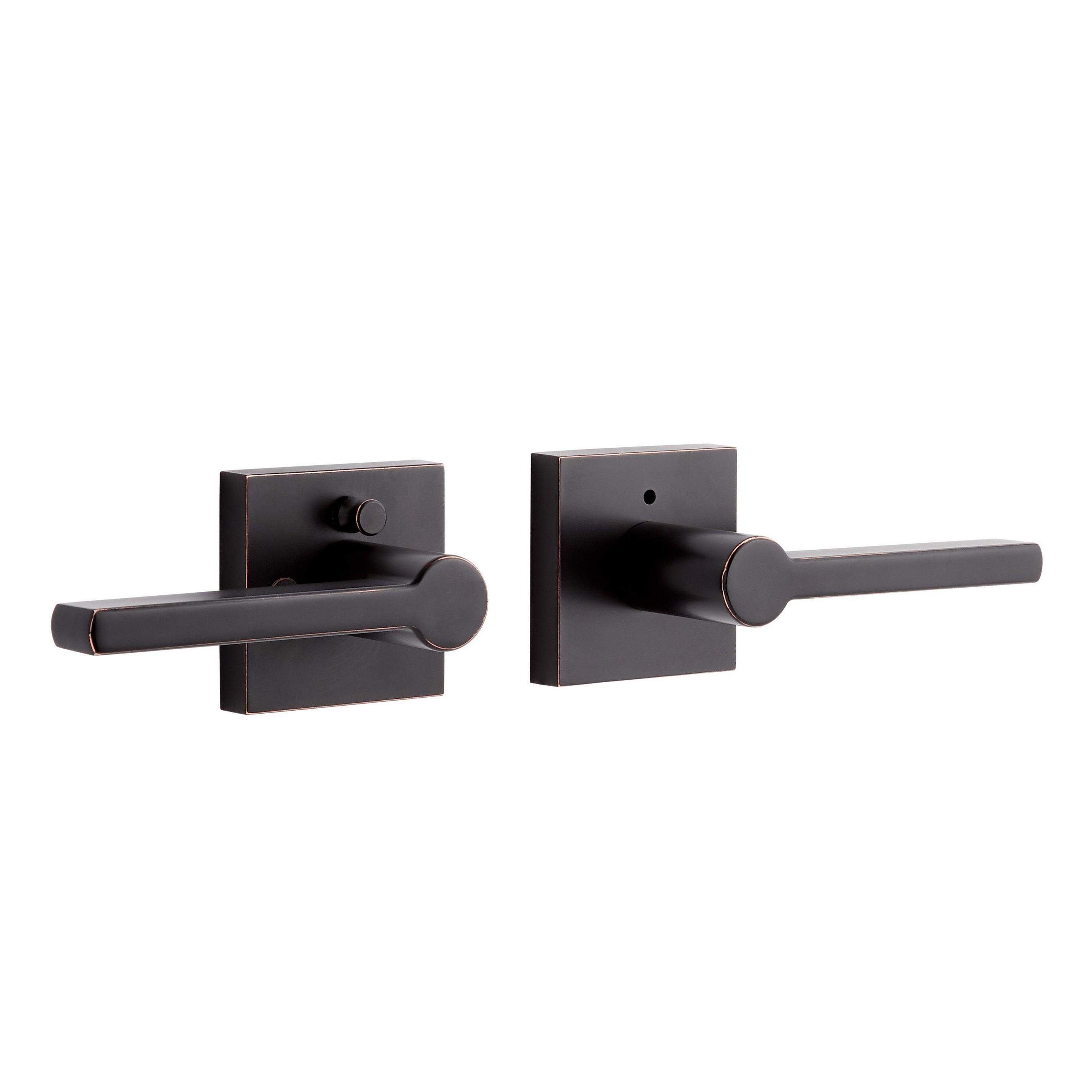 Mabry Privacy Set - Lever Handles | Signature Hardware