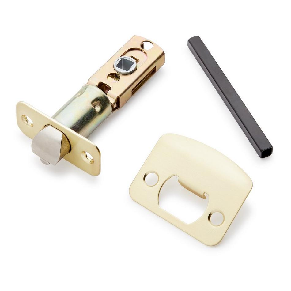 Mabry Passage Set - Lever Handles -Satin Brass, , large image number 1