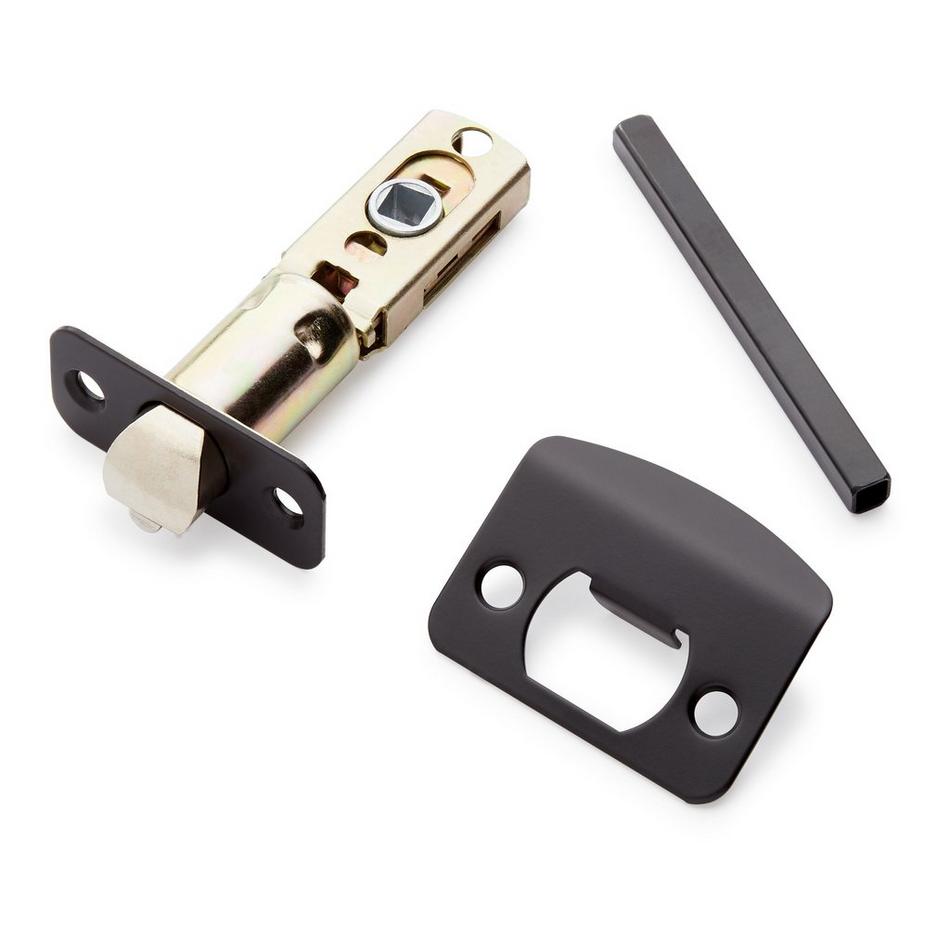 Mabry Passage Set - Lever Handles - Matte Black, , large image number 1