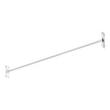 48" Straight Solid Brass Shower Rod  - Chrome, , large image number 1