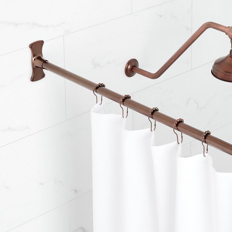 48 Solid Curtain Rod