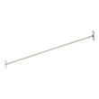 60" Straight Solid Brass Shower Rod  - Brushed Nickel, , large image number 1