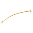 Curved Solid Brass Shower Curtain Rod, , large image number 5