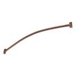 48" Curved Solid Brass Shower Rod - Oil Rubbed Bronze, , large image number 1