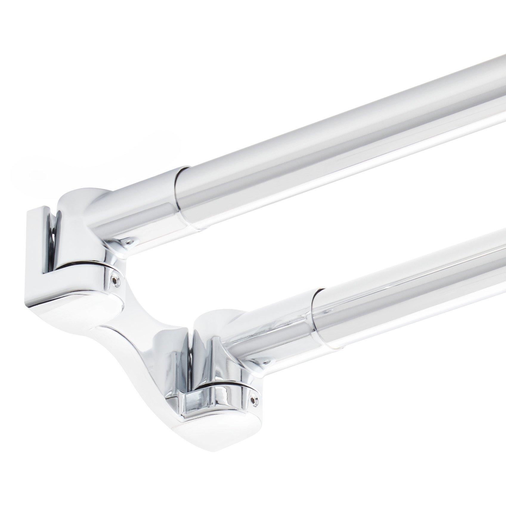 Signature Hardware 60” 2024 Chrome Shower Rod