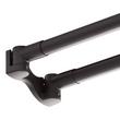 60" Straight Double Solid Brass Shower Curtain Rod - Matte Black, , large image number 2