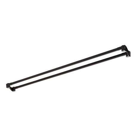 Straight Double Solid Brass Shower Curtain Rod
