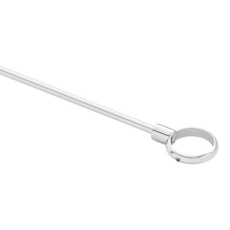 Neo-Angle Solid Brass Shower Rod and Ceiling Support