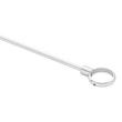 30" x 60" Corner Brass Shower Rod and Ceiling Support - Chrome, , large image number 3