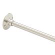 12" Brass Shower Curtain Rod Support with 1" Loop, , large image number 4