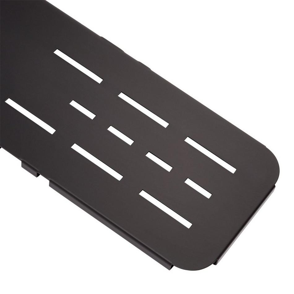 60" x 30" Palmhurst with Linear Drain - Left Hand - Matte Black | Hardware