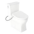 Carraway One-Piece Elongated Toilet with Aldridge Bidet Seat - White, , large image number 1