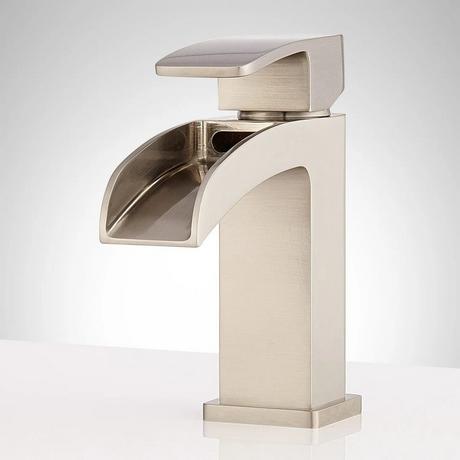 Stevens Waterfall Single-Hole Bathroom Faucet