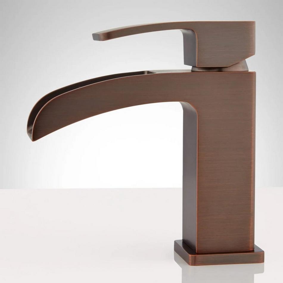 Stevens Waterfall Single-Hole Bathroom Faucet - Overflow - Oil Rubbed Bronze, , large image number 6