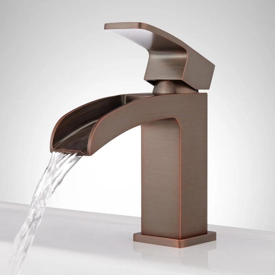 Stevens Waterfall Single-Hole Bathroom Faucet - Overflow - Oil Rubbed Bronze, , large image number 0