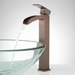 Stevens Waterfall Vessel Faucet - No Overflow - Oil Rubbed Bronze, , large image number 1