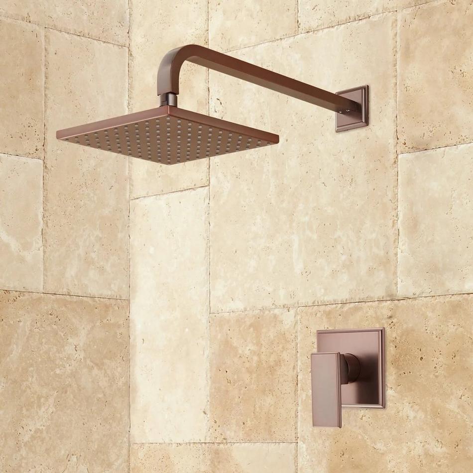 Ryle Wall-Mount Rainfall Shower Set, , large image number 0