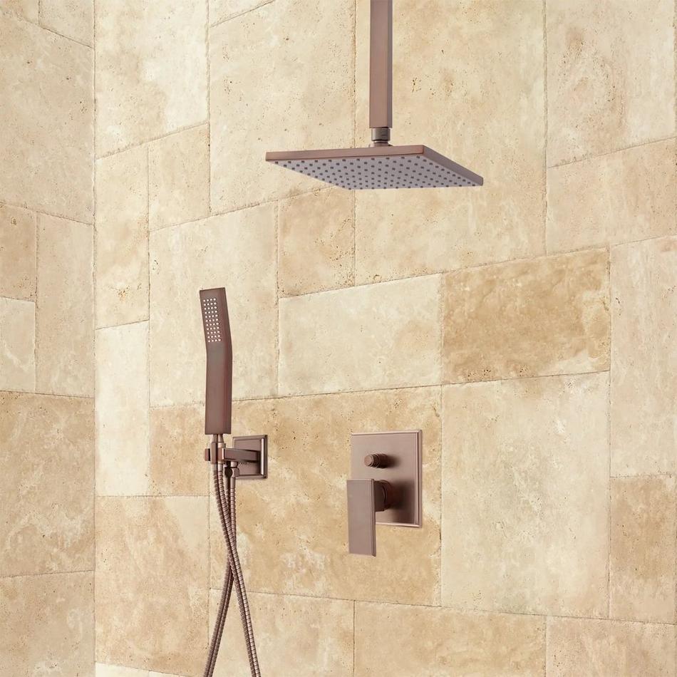 Ryle Rainfall Shower Set with Hand Shower, , large image number 0