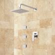 Ryle Wall-Mount Rainfall Shower Set with Body Jets, , large image number 0