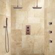 Ryle Dual Rainfall Shower System with Hand Shower & Body Sprays, , large image number 2