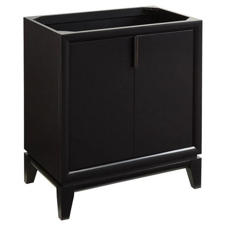 30" Talyn Mahogany Vanity for Rectangular Undermount Sink - Black