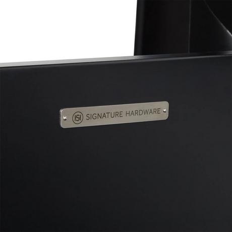 30" Talyn Mahogany Vanity for Rectangular Undermount Sink - Black