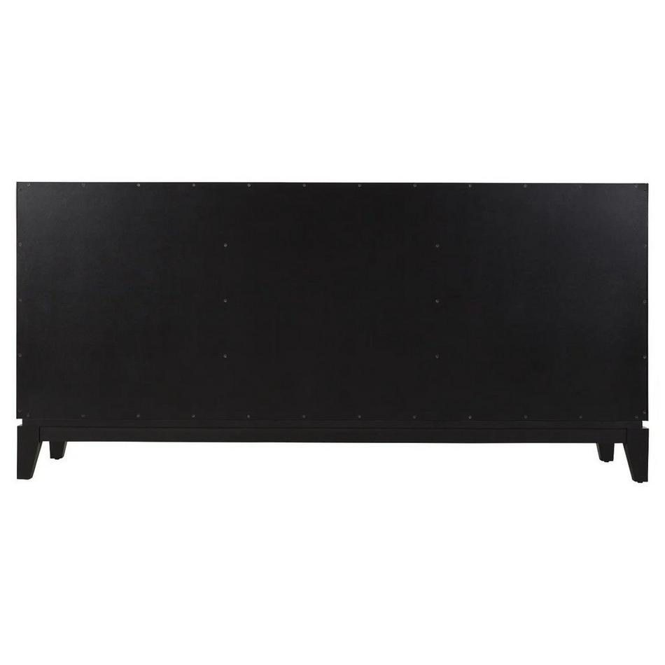 72" Talyn Mahogany Double Vanity for Undermount Sinks - Black, , large image number 3