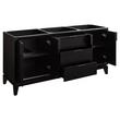 72" Talyn Mahogany Double Vanity for Undermount Sinks - Black, , large image number 2