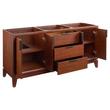 72" Talyn Mahogany Double Vanity - Light Walnut - Vanity Cabinet Only, , large image number 1