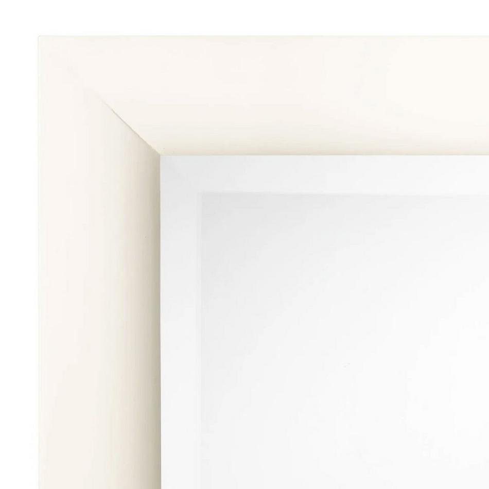 30" Talyn Mahogany Vanity Mirror - White, , large image number 1