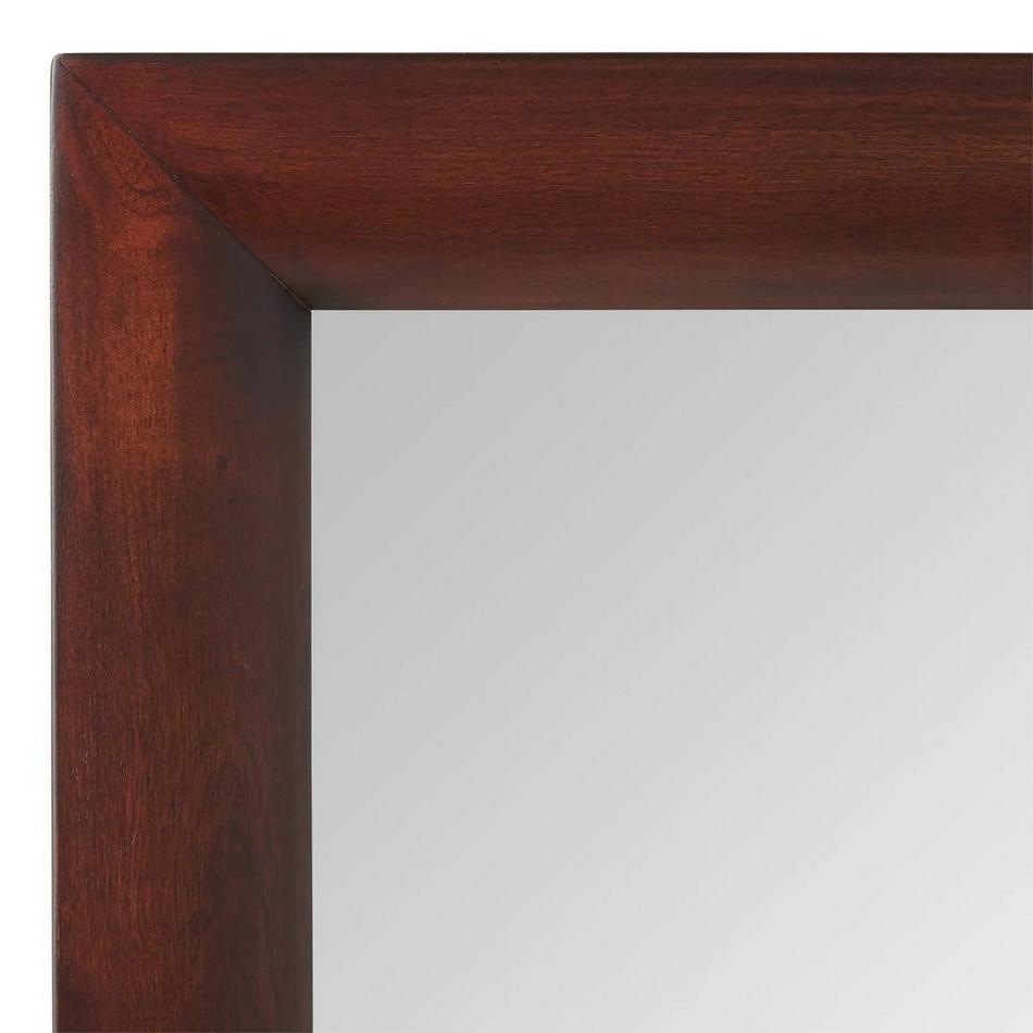 30" Talyn Mahogany Vanity Mirror Light Walnut Signature Hardware
