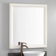 30" Talyn Mahogany Vanity Mirror - White, , large image number 0